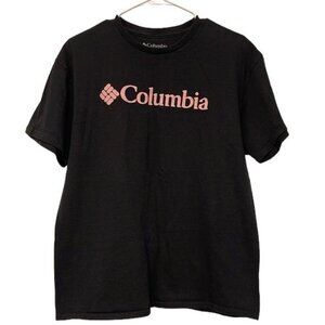 Women's Columbia Trek SS Iconic Graphic Boyfriend Shirt Size Large GUC #4727